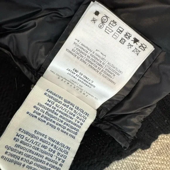 Moncler Women's Mixed Media Zip Cardigan - Size (Small) - Black - Picture 7 of 12